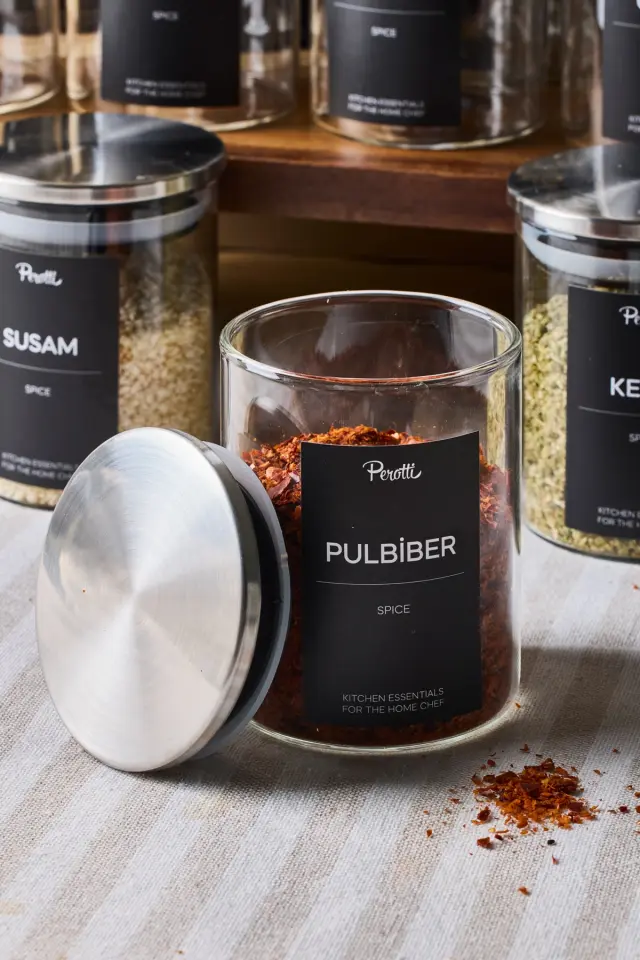 Aurelia 12 Parça Metak Kapak Cam Baharatlık 225 ml