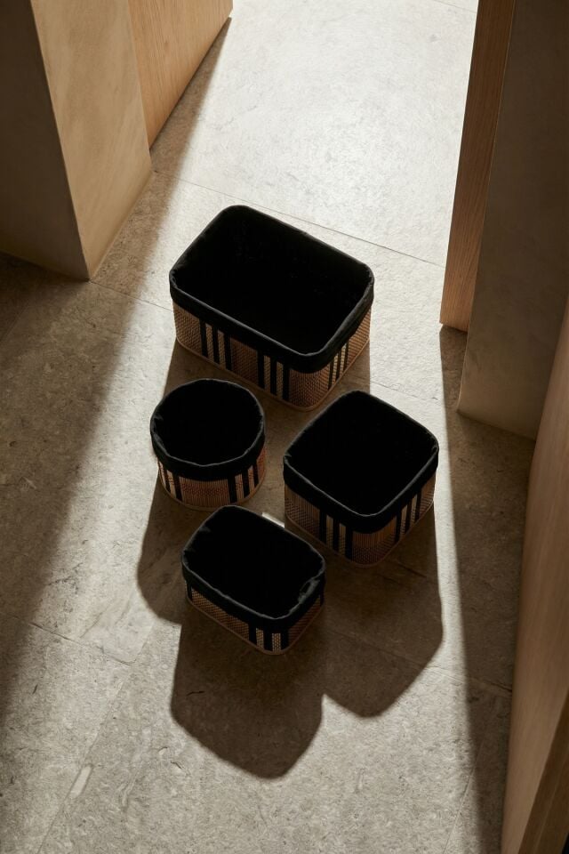 Nordic 4 lü Bambu Sepet Seti