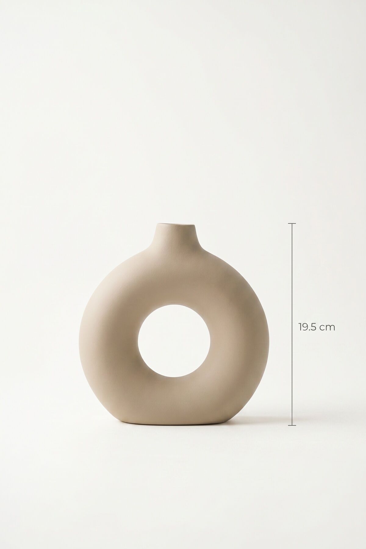 Terra Luxe Halka Vazo Yeşi l- 19 cm