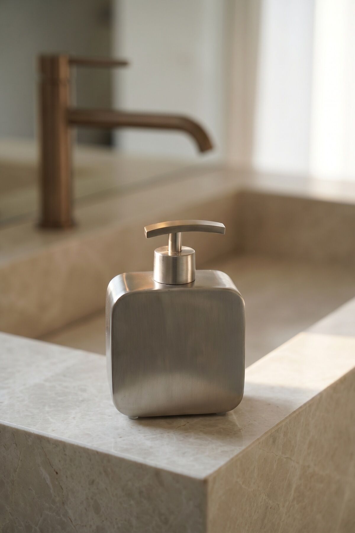 Inox Pure Metal Sıvı Sabunluk - 400 ml