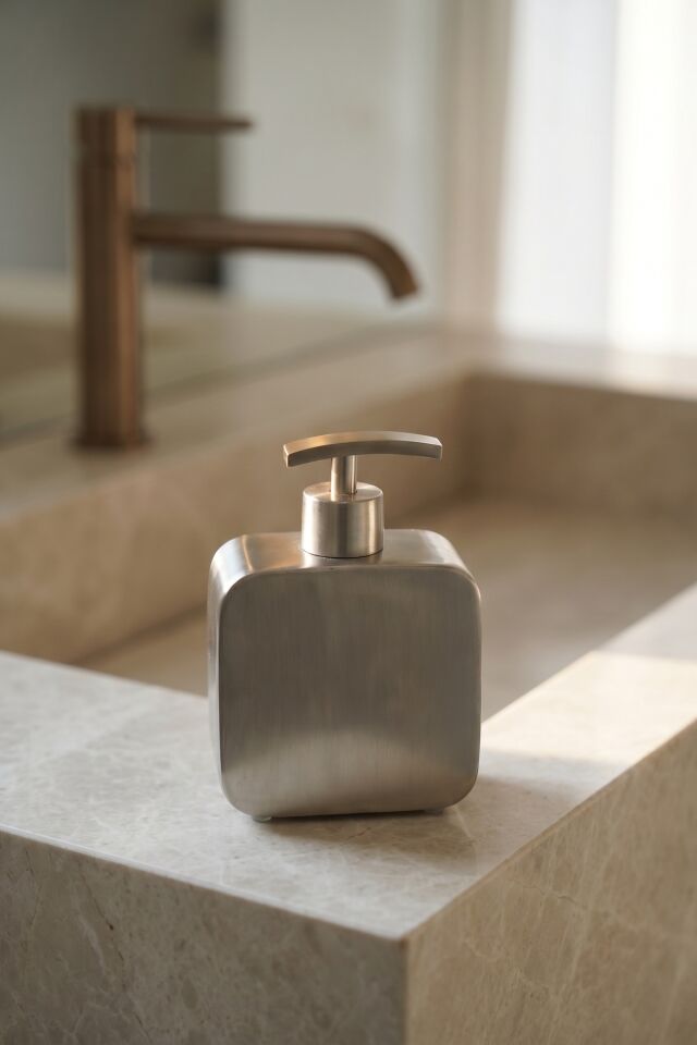 Inox Pure Metal Sıvı Sabunluk - 400 ml