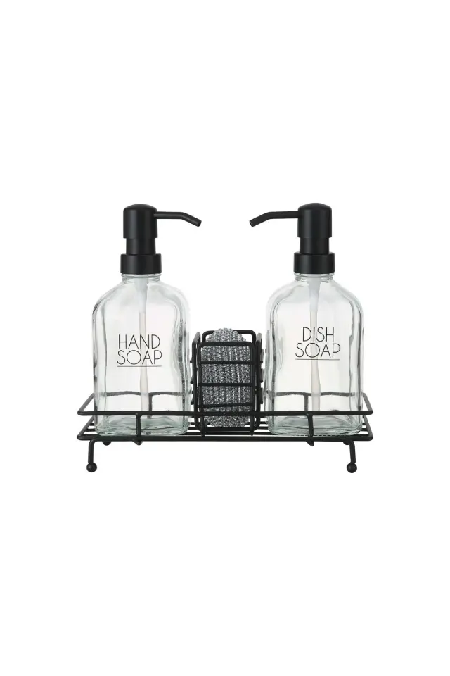 Soapy Standlı 2 Li Sıvı Sabunluk