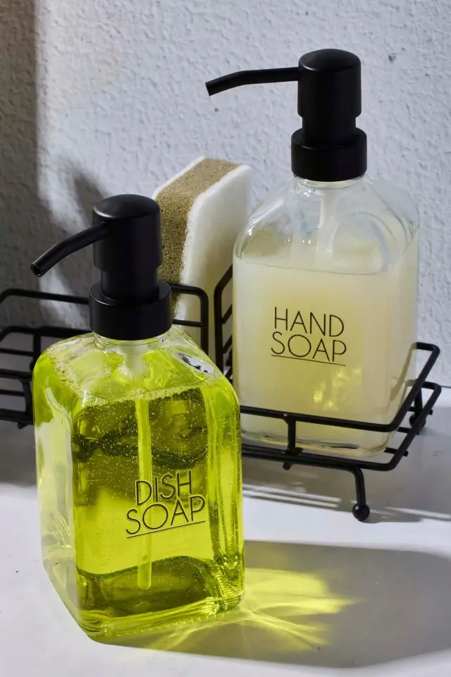 Soapy Standlı 2 Li Sıvı Sabunluk
